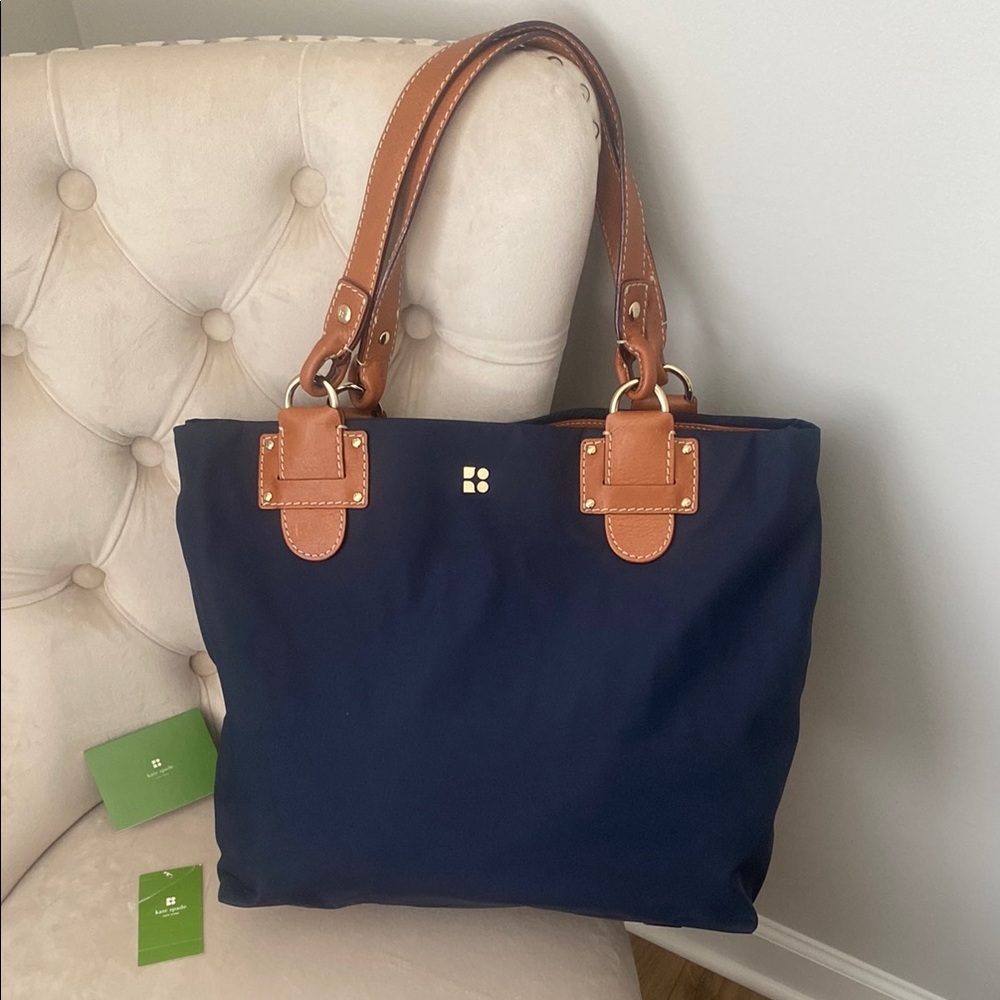 ♠️ Kate Spade Bleeker Street Navy Tote Bag